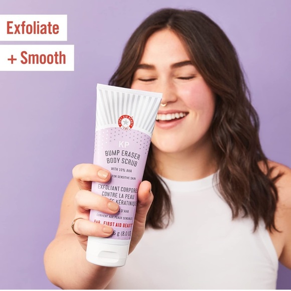 First Aid Beauty Ingrown Hair Pads & KP Bump Eraser Body Scrub Bundle - Picture 2 of 6